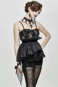 Devil Fashion Victorian Spell Lace Top