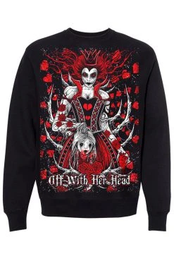 VampireFreaks Queen Of Hearts Sweatshirt