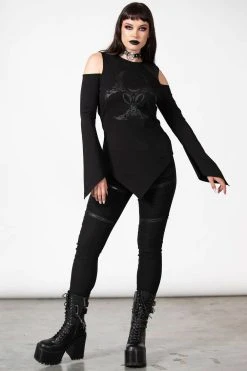 Killstar Voxy Cold Shoulder Top