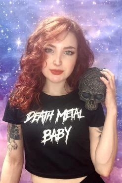 VampireFreaks Death Metal Baby Crop Top