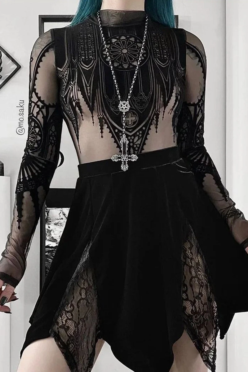 Restyle Inverted Cathedral Bodysuit - Image 8