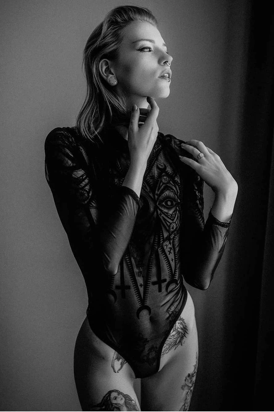 Restyle Fortune Teller Mesh Bodysuit - Image 4