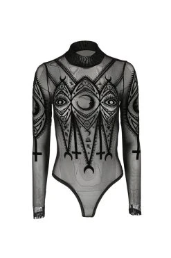 Restyle Fortune Teller Mesh Bodysuit