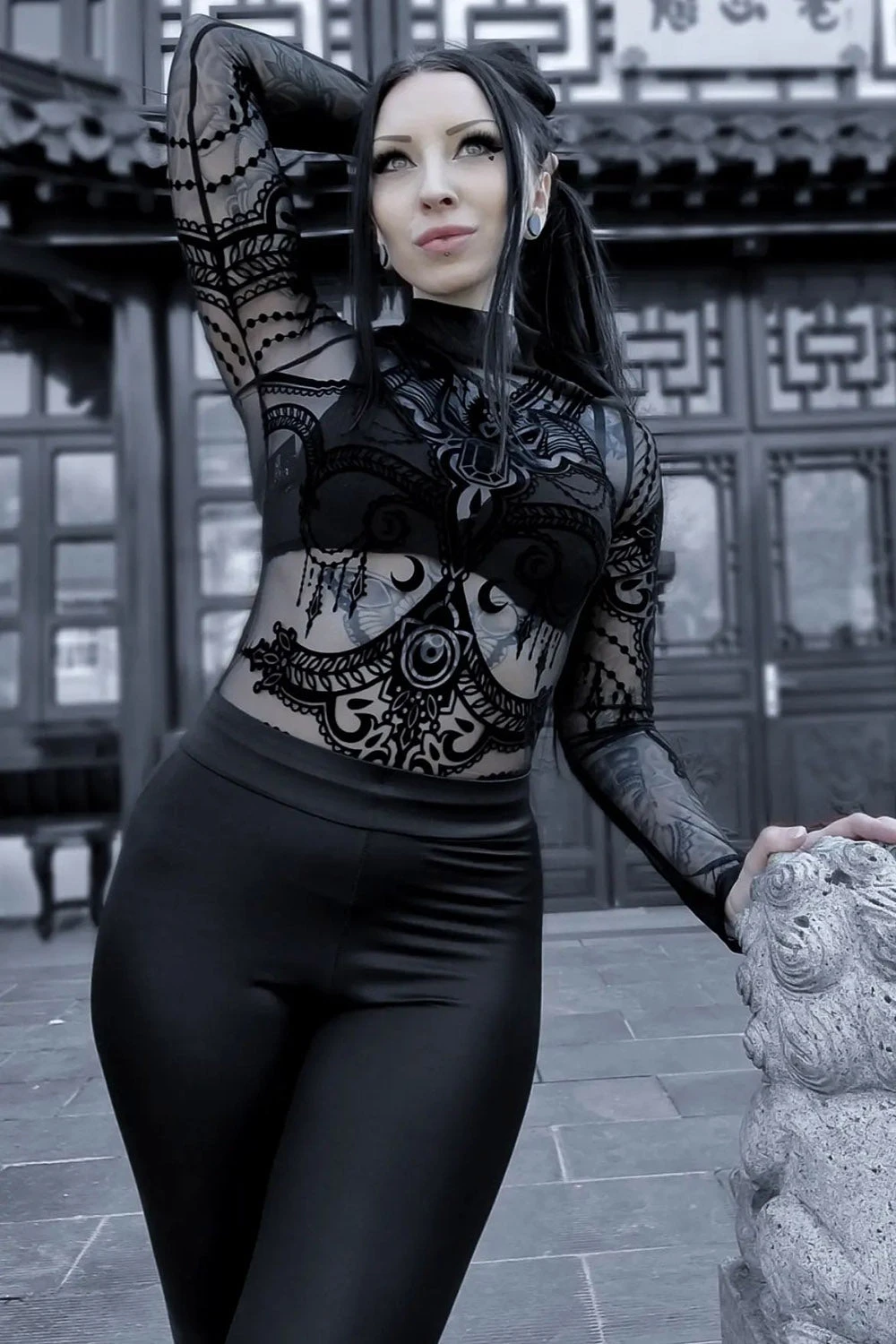 Restyle Jewel Bat Bodysuit - Image 4