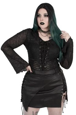 Punk Rave Snake Summoner Hooded Top