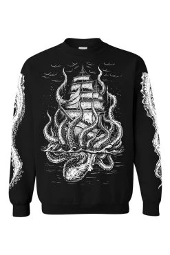 VampireFreaks Release The Kraken Sweatshirt [Tentacle Sleeves]