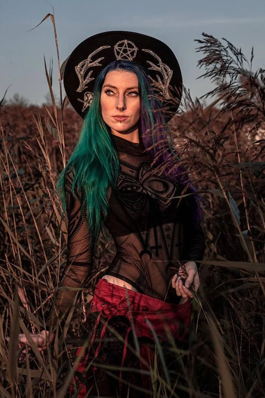 Restyle Fortune Teller Mesh Bodysuit - Image 9