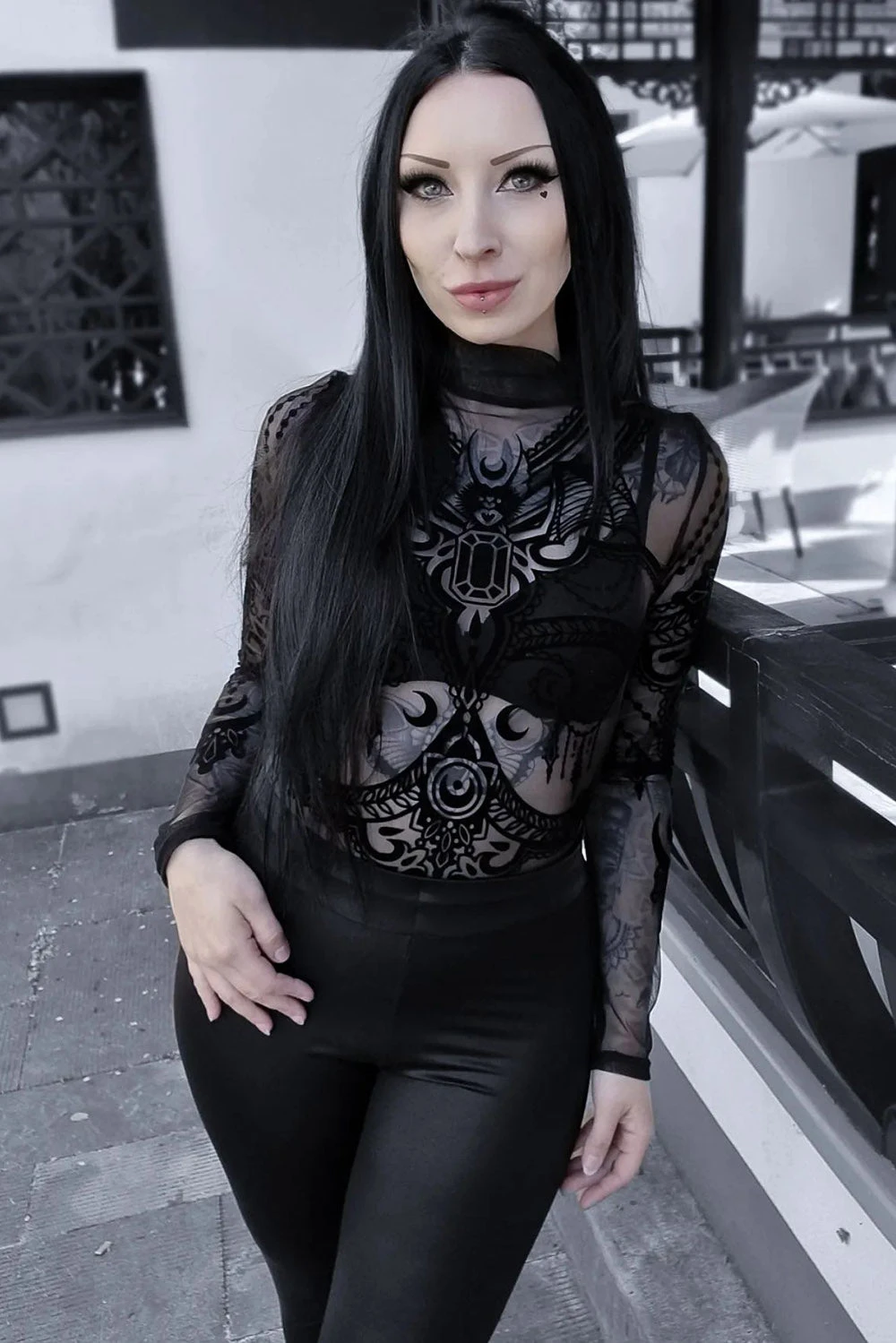 Restyle Jewel Bat Bodysuit - Image 5