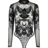 Restyle Raven Mesh Bodysuit