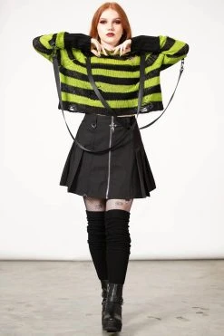 Killstar Slugs N' Snails Knit Sweater