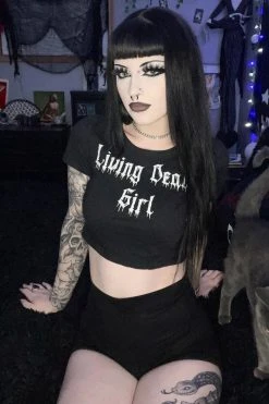 VampireFreaks Living Dead Girl Crop Top