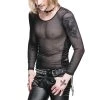 Devil Fashion Night Creepture Fishnet Top [Unisex]