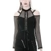 Dark In Love Queen Of The Occult Fishnet Top