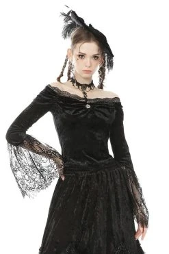 Dark In Love Wednesday Off The Shoulder Top