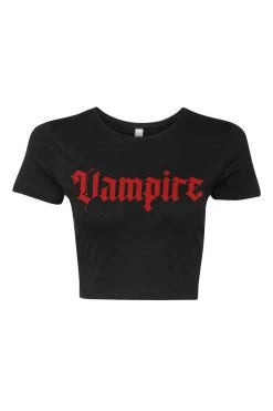 VampireFreaks I'm A Vampire Crop Top