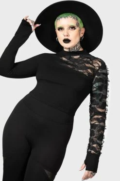 Killstar Willa Long Sleeve Top