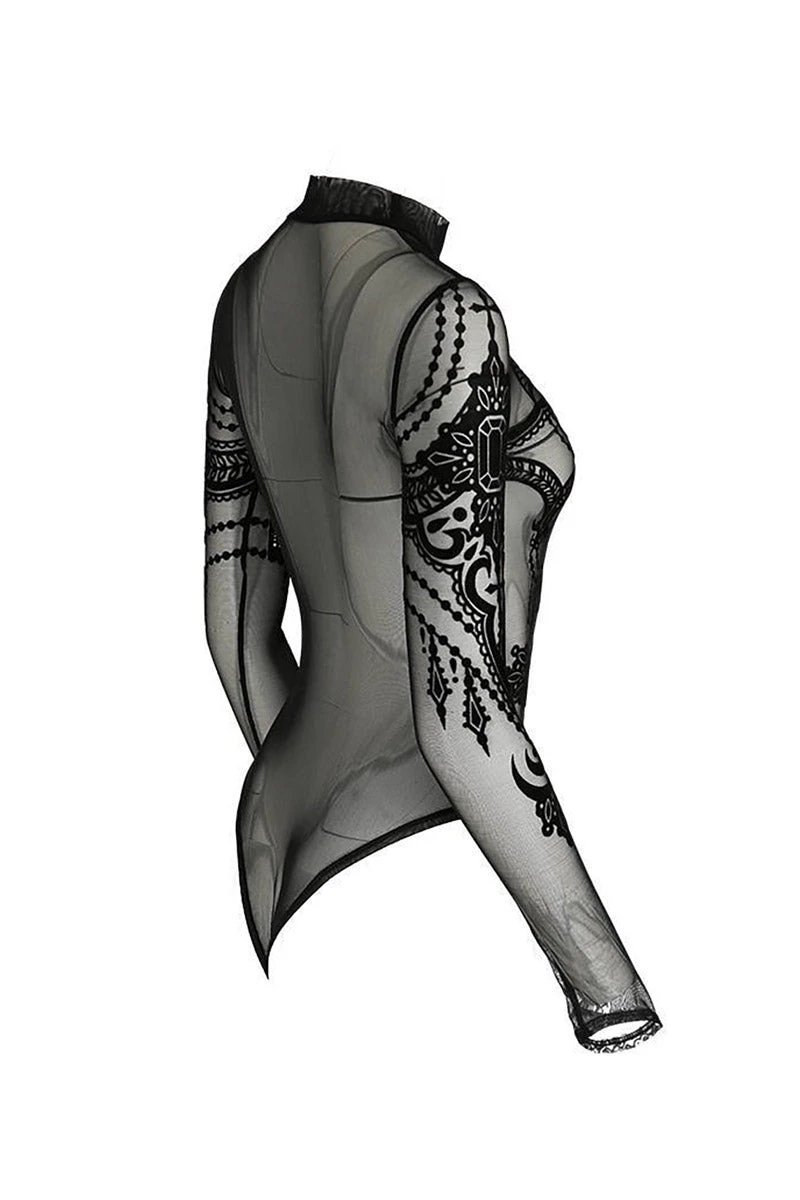 Restyle Jewel Bat Bodysuit - Image 3