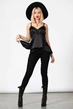 Killstar Zaria Cold Shoulder Top