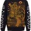 VampireFreaks Haunted Mansion Sweatshirt [Pumpkin Orange]