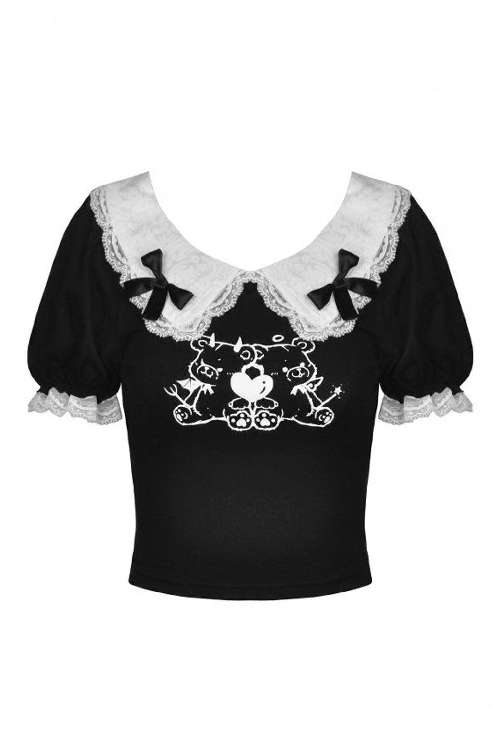 Dark In Love Bad Bears Crop Top - Image 3