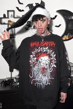 VampireFreaks Hail Santa Sweatshirt