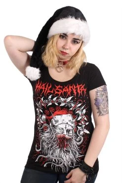 VampireFreaks Hail Santa Tee [Multiple Styles Available]