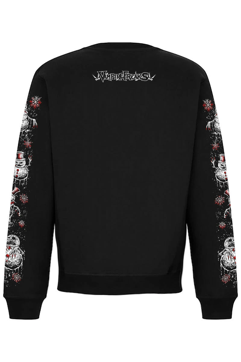 VampireFreaks Frosty The Killer Snowman Sweatshirt - Image 2
