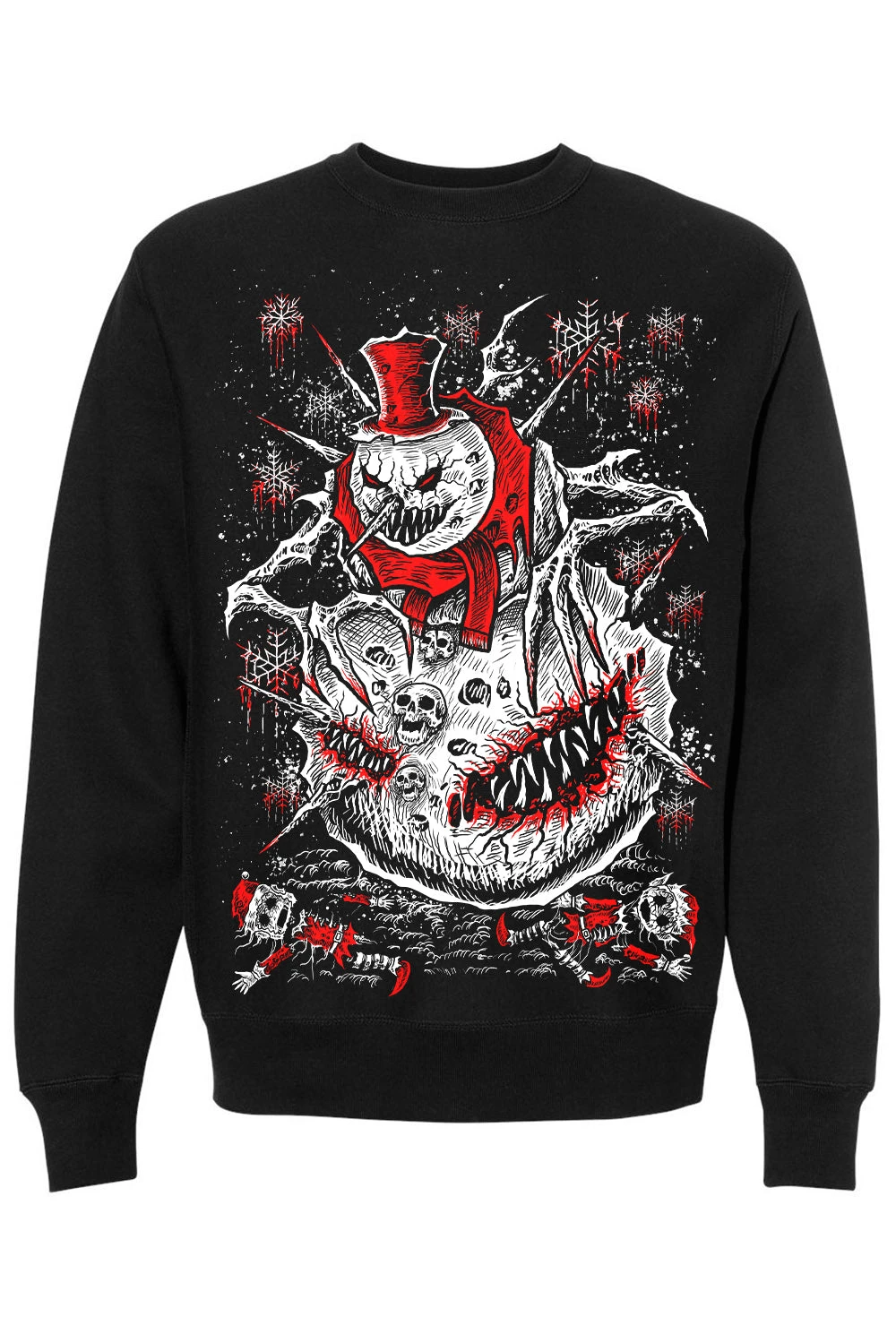 VampireFreaks Frosty The Killer Snowman Sweatshirt - Image 5