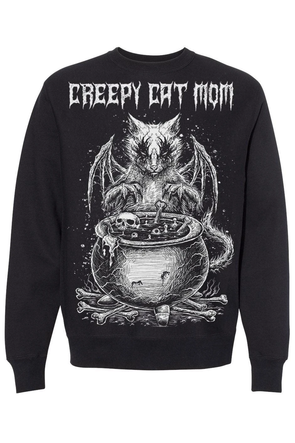 VampireFreaks Conjuring Cat Sweatshirt - Image 3