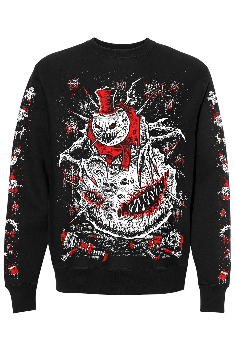 VampireFreaks Frosty The Killer Snowman Sweatshirt - Image 3